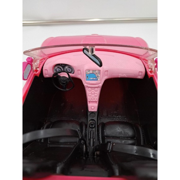 Mattel Barbie Convertible Push Car Pink/Black DVX59 2016 - Picture 7 of 12